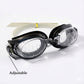Anti-fog coated UV swimming goggles for clear underwater vision