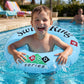 easy-to-inflate kids swim ring for pool activities