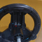 Front angle of toddler ride-on musical swing car toy for indoor use