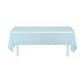 Disposable dining table cover protecting table surface from spills