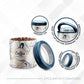 Airtight lids securely sealing plastic kitchen storage containers