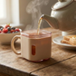 Premium square tea cups neatly arranged in a set