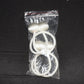 Elegant magnetic curtain tiebacks in a home setting, styling a window.