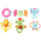 Complete baby rattle toy set ideal for infant sensory and motor skill support