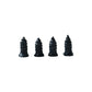 Side view of pink tubeless tire repair plug