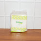 Single disposable paper napkin featuring embossed absorbent texture