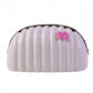 Cute clam shell style tissue box with pink bow