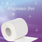 Close-up of a soft toilet tissue roll with micro-embossed texture for comfort.