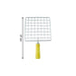 Square stainless steel Roaster Jali, ideal as a versatile kitchen grill.
