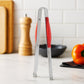 Close detailed image of Supermom stainless steel kitchen tongs handles