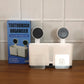 Adhesive tape on wall mounted toothbrush holder for easy installation