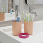 Compact travel toothbrush case with a protective locking cover