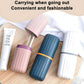 Set of two travel toothbrush cases from BrushedUp brand