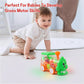 Children's musical train toy with transparent design