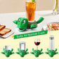 Close-up of cartoon turtle cup coaster with anti-slip base