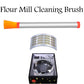 Efficient deep cleaning brush with a strong steel handle for thorough dust removal.