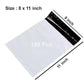 8x11 tamper-proof polybag showing opaque design for privacy.