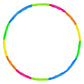 Colorful Hula Hoop for fitness exercise and core workouts.
