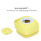 Product packaging box for the silicone massage bath brush.