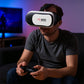 Alternate angled view of VR BOX Virtual Reality 3D Glasses Headset highlighting design features