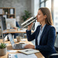 Thermal flask for hot and cold beverages