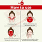 Facial mask brightening and moisturizing skin with Vitamin C