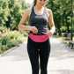 Adjustable strap on belt bag for comfortable fit
