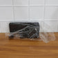 Modern wall mount bathroom shelf with hair dryer and accessory holder