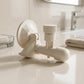Durable plastic construction of wall-mounted liquid soap dispenser