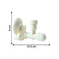 Kitchen wall-mounted liquid soap dispenser with easy refill mechanism