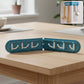 Foldable rotating wall-mounted hook rack with six sturdy hooks for space-saving storage