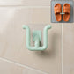 Wall-mounted slipper holder rack installed for home organization