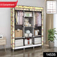 Foldable fabric storage wardrobe ideal for small spaces