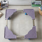 Adjustable fridge washing machine stand with wheels