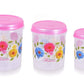 Clear view of the durable plastic material used in the multi-purpose storage containers.