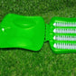 Multi-surface handheld cleaning brush, ideal for carpets, sofas, and mats.