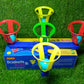 Packaging of the Play & Move kids' basketball toy set showing game instructions.