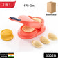 A person using the Gujiya maker to create a perfectly shaped dumpling with ease.