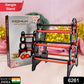 Bangles and accessories neatly arranged on the 3-step jewellery organizer for daily use.