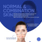 A single, moist Wet Face Wipe being pulled from the Beautiful Basics pack for use.