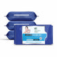 A compact pack of Beautiful Basics hydrating facial cleansing wipes, ready for travel.