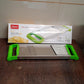 Apex stainless steel 2-in-1 vegetable slicer ready for slicing tasks