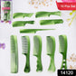 Multipurpose hair comb set with assorted plastic combs for styling and grooming