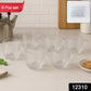 Close-up of ergonomic handle on transparent plastic tea cup