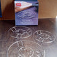 Apex stainless steel trivet 3-piece set shown on white background