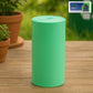 Green compostable garbage bags made from sustainable corn starch measuring 17 by 19 inches.