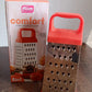 Stainless steel 5-in-1 grater and slicer for efficient kitchen food preparation