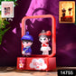 Romantic decorative lamp featuring adorable boy and girl LED couple figurine