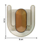 Wall slipper organizer holder with compact U-shaped slot for slippers