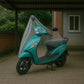 Lightweight waterproof scooter cover made from plastic for easy carrying